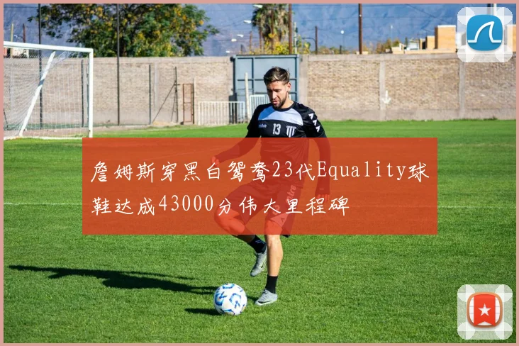 詹姆斯穿黑白鸳鸯23代Equality球鞋达成43000分伟大里程碑